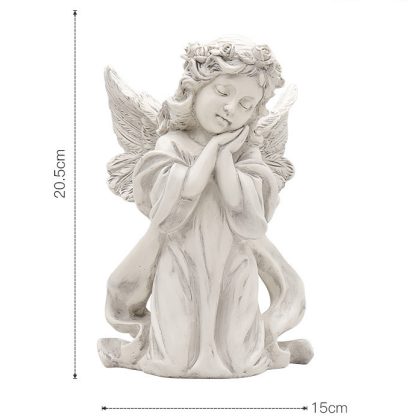 Prayer Angel Cheek Ornament (Antique